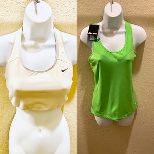 Nike Pro Top Size-M And Sports Bra